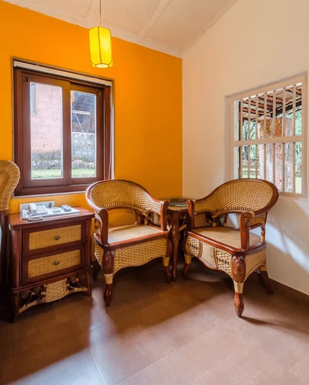 In-villa sitting area